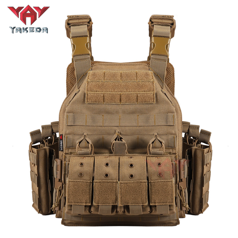 VT-6026-3CPQR YAKEDA quick release swat jpc military molle army tactical bullet proof plate carrier vest for hunting - ForcesArmy