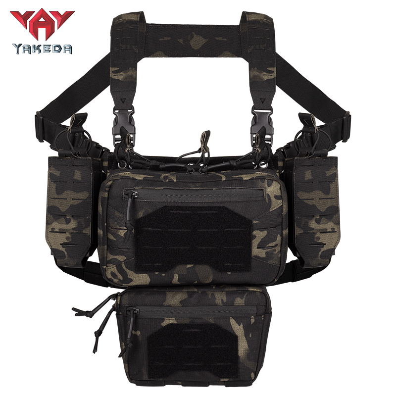 YKD-088 YAKEDA New Fashion Crossbody Harness Vest Conceal Tactical Chest Rig - ForcesArmy
