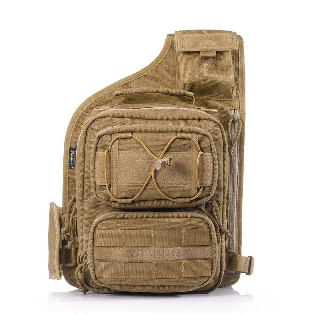Outdoor Tactical Shoulder Backpack, Military & Sport Bag Pack Daypack for Camping, Hiking, Trekking, Rover Sling - ForcesArmy