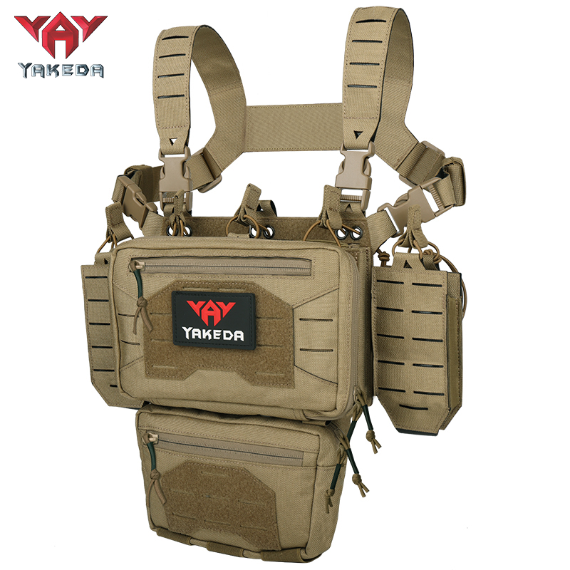 YKD-088 YAKEDA New Fashion Crossbody Harness Vest Conceal Tactical Chest Rig - ForcesArmy