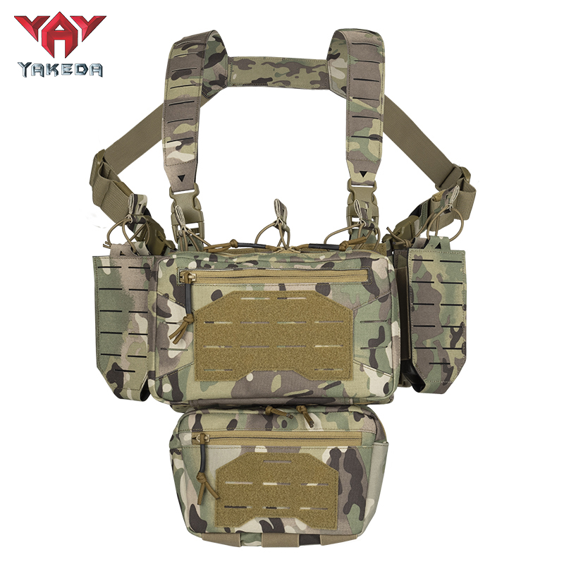 YKD-088 YAKEDA New Fashion Crossbody Harness Vest Conceal Tactical Chest Rig - ForcesArmy