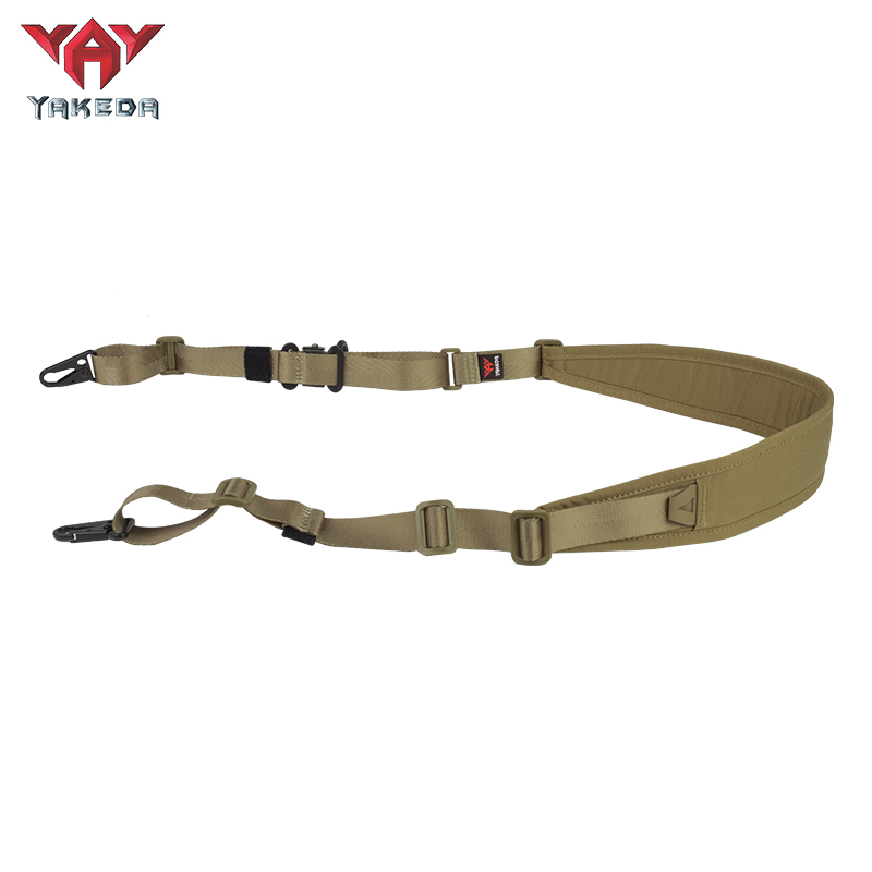 Yakeda 500D Nylon Tactical Belt Single Straps Nylon Sling Webbbing Sling Bungee Strap Hunting Accessories Tactical Sling - ForcesArmy