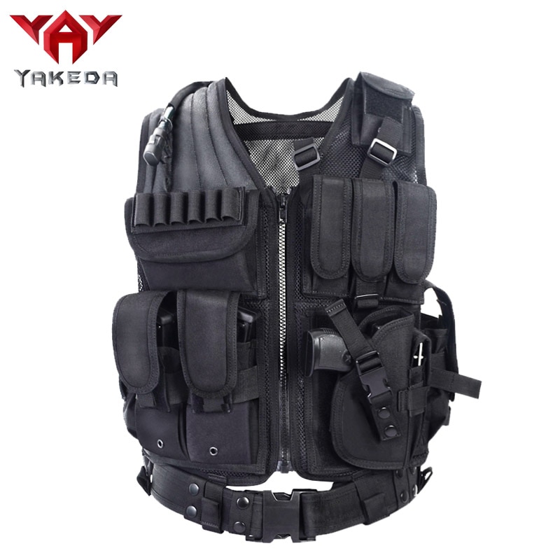 VT-1063 YAKEDA Police Military Tactical Vest Wargame Body Armor Sports Wear Hunting Vest CS Outdoor Products Equipment - ForcesArmy