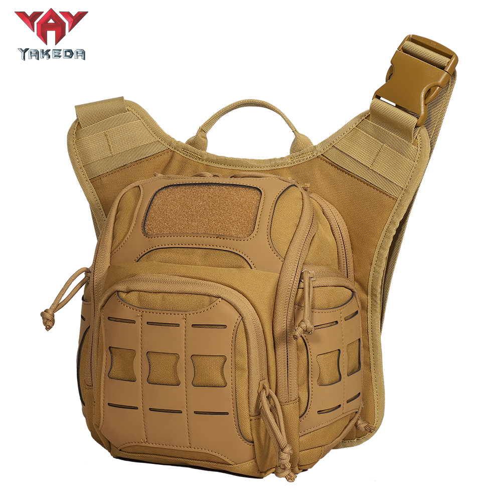 Outdoor Tactical Chest Bag, Men'S Multi-Functional Military Camouflage Cycling Cross-Body Bag, One-Shoulder Backpack - ForcesArmy