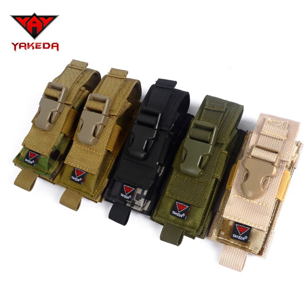Sports 1000D Nylon Camouflage Tactical MOLLE Hunting Holster Cartridge Clip Bullet Tool Knife Belt Pouch Sheath - ForcesArmy