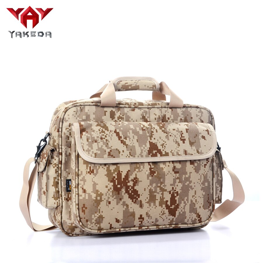 Tactical Brief Case Outdoor 15.6  Laptop Bag Multifunction Handbags Briefcase camouflage Laptop Bag - ForcesArmy