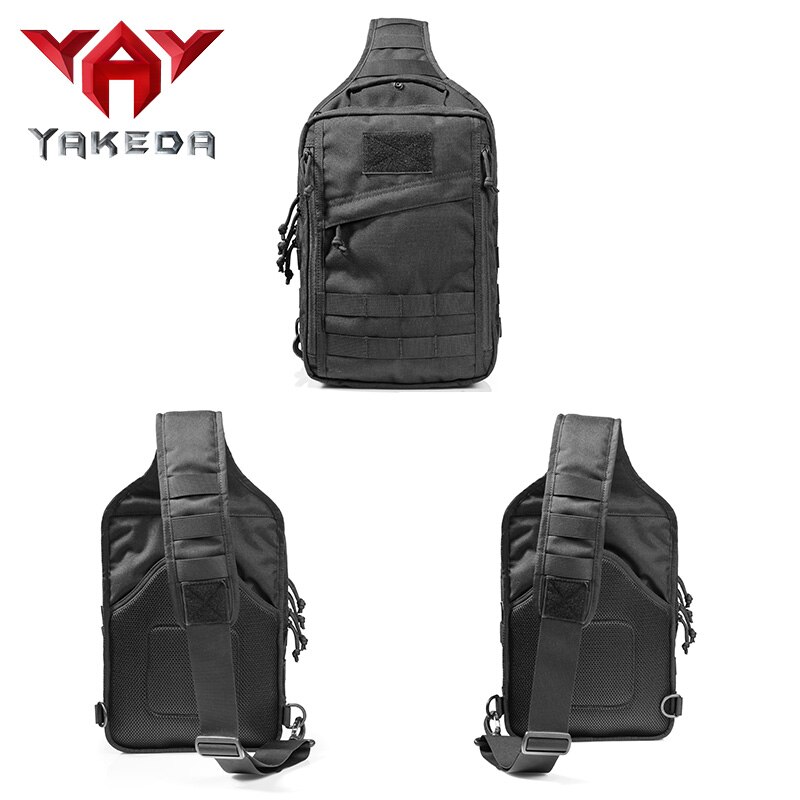 Kf-088 Yakeda Nylon Tactical Sling Bag Cross Body Gun Backpack Design For Handgun Move Quickly - ForcesArmy