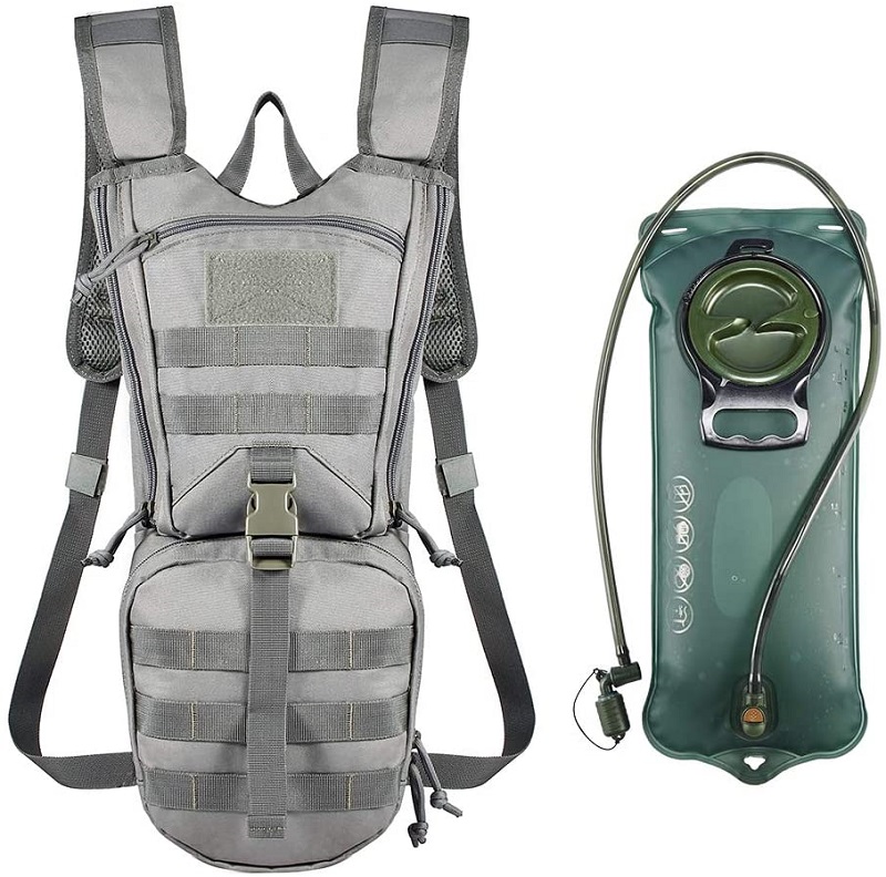KF-064 YAKEDA Tactical Hydration Pack Backpack 900D with 2.5L TPU Water Bladder for Mountain Biking, Hiking, Running,Hunting, Walking and Climbing - ForcesArmy