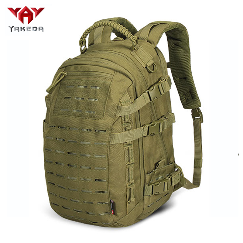 BK-2236 YAKEDA new design polyester laser molle bag hiking softback back pack military tactico molle backpack - ForcesArmy