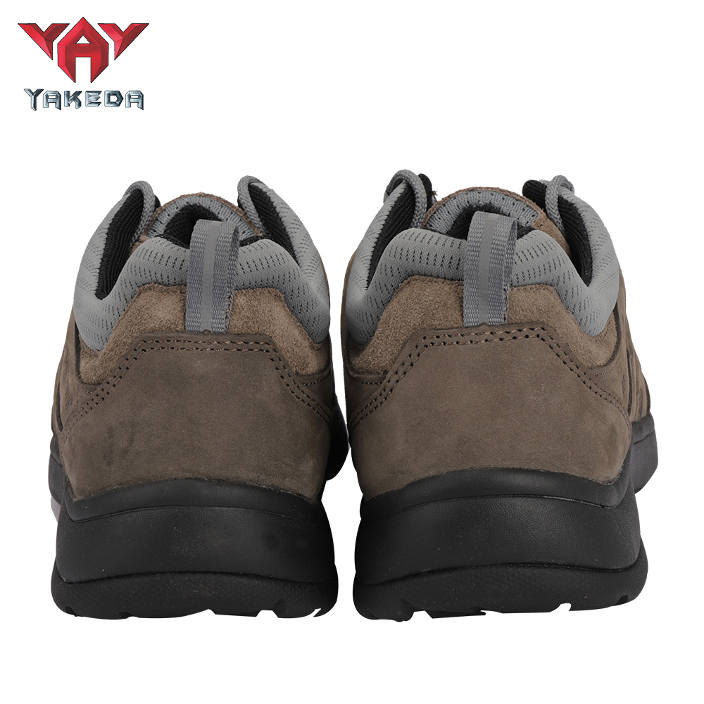 BT-3013 Yakeda Men's Breathable Sneaker Shoes Genuine Leather Wear-resistant Climbing Trekking Outdoor Hiking Boots - ForcesArmy