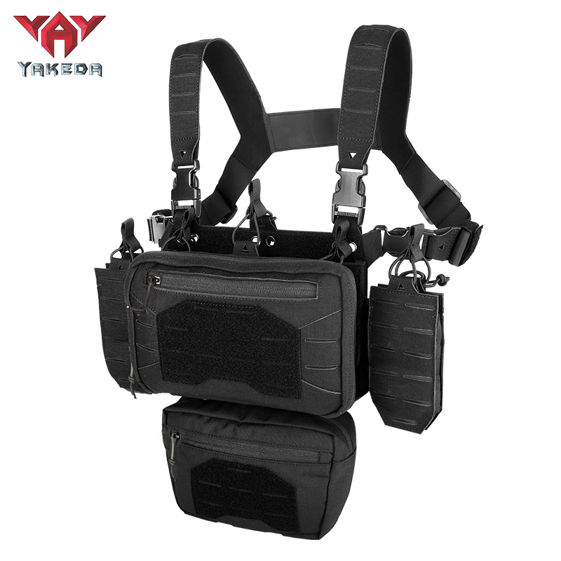 YKD-088 YAKEDA New Fashion Crossbody Harness Vest Conceal Tactical Chest Rig - ForcesArmy