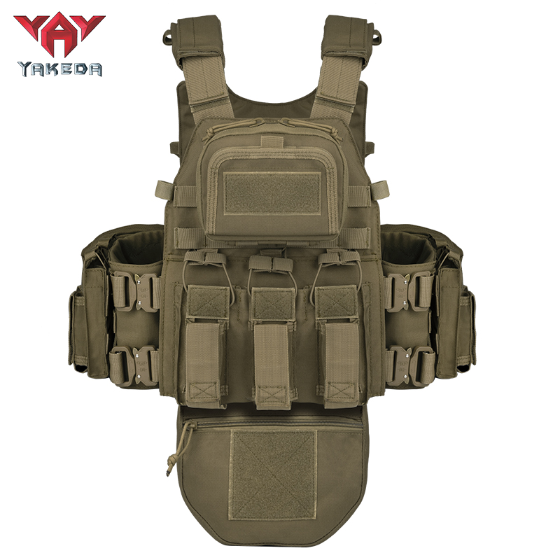 VT-8280-1 YAKEDA TACTICAL VEST 1000D Polyester Shooting Training - ForcesArmy