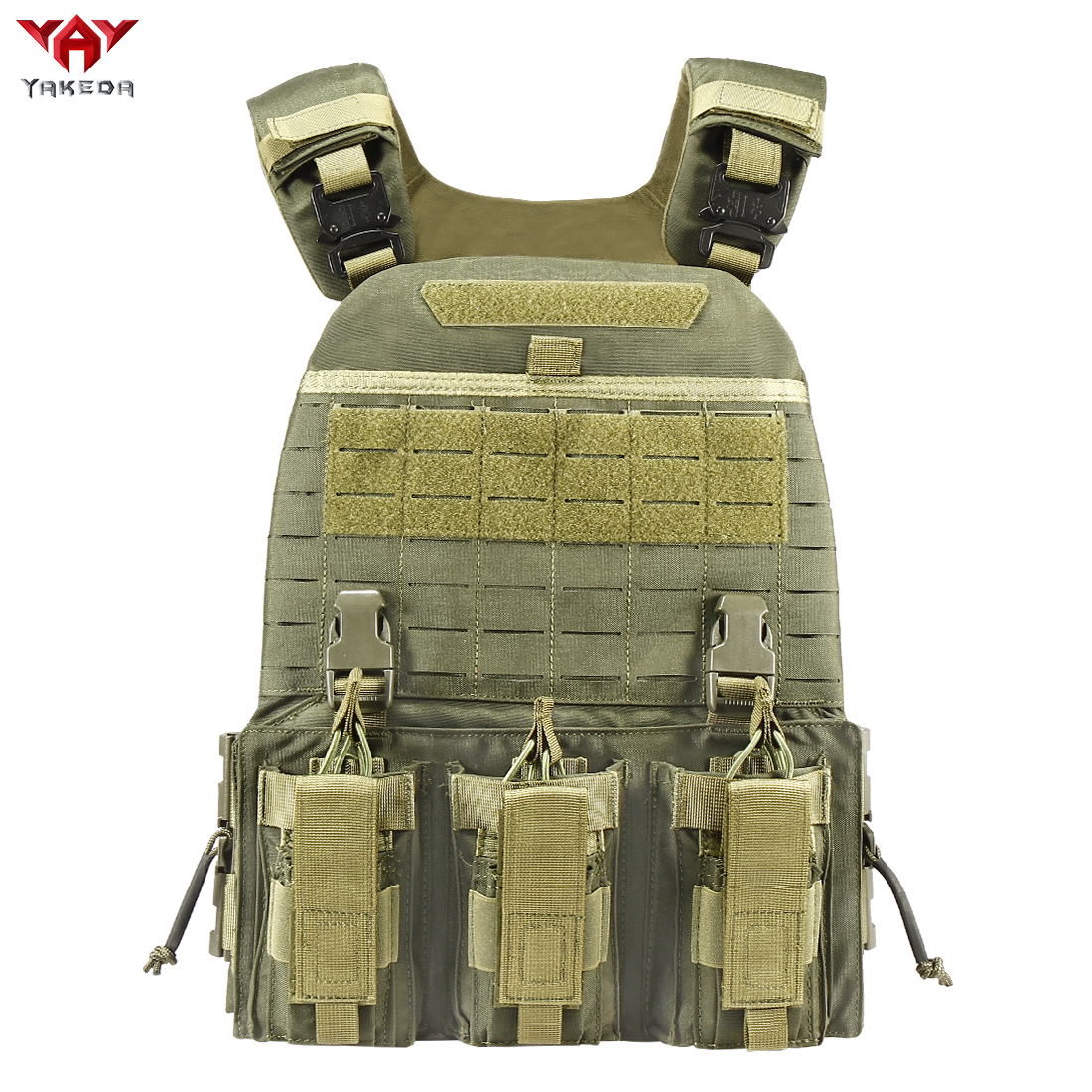 Vt-8225 Yakeda Tactical Vest Quick Release Laser Cut Tactical Veat - ForcesArmy