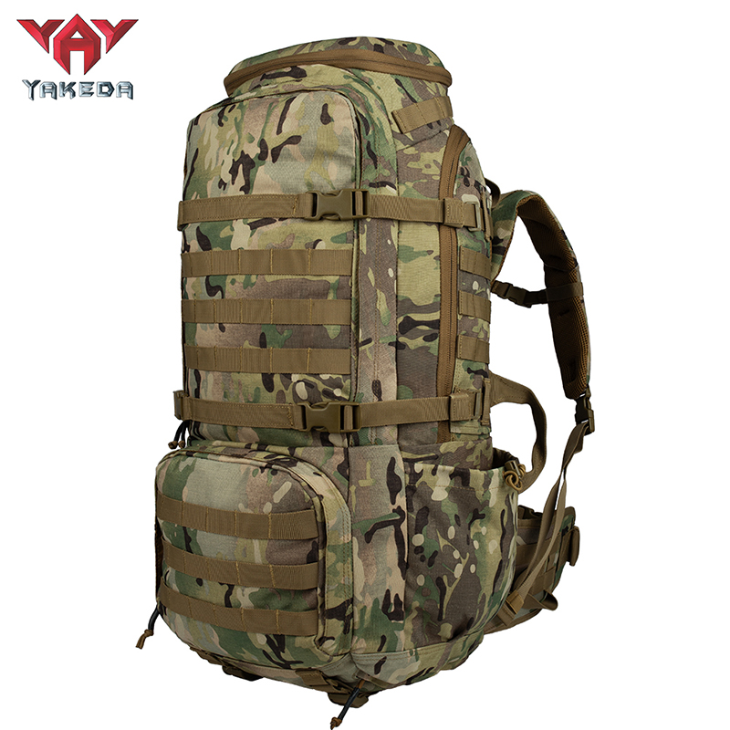 BK-2498 YAKEDA Tactical Backpack Camping Riding Hiking Bag 65L - ForcesArmy