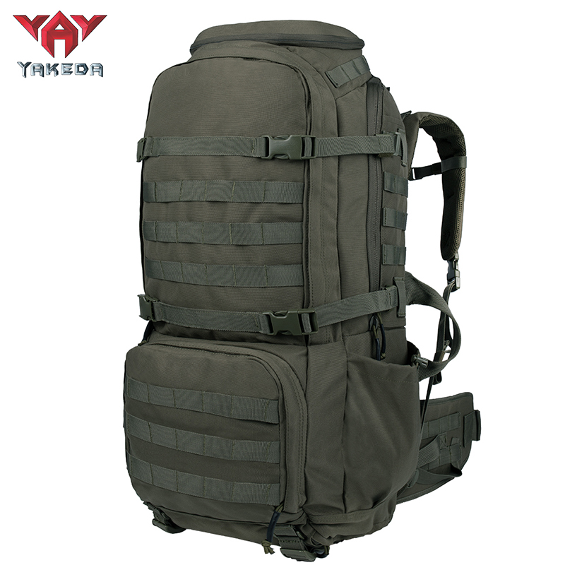 BK-2498 YAKEDA Tactical Backpack Camping Riding Hiking Bag 65L - ForcesArmy