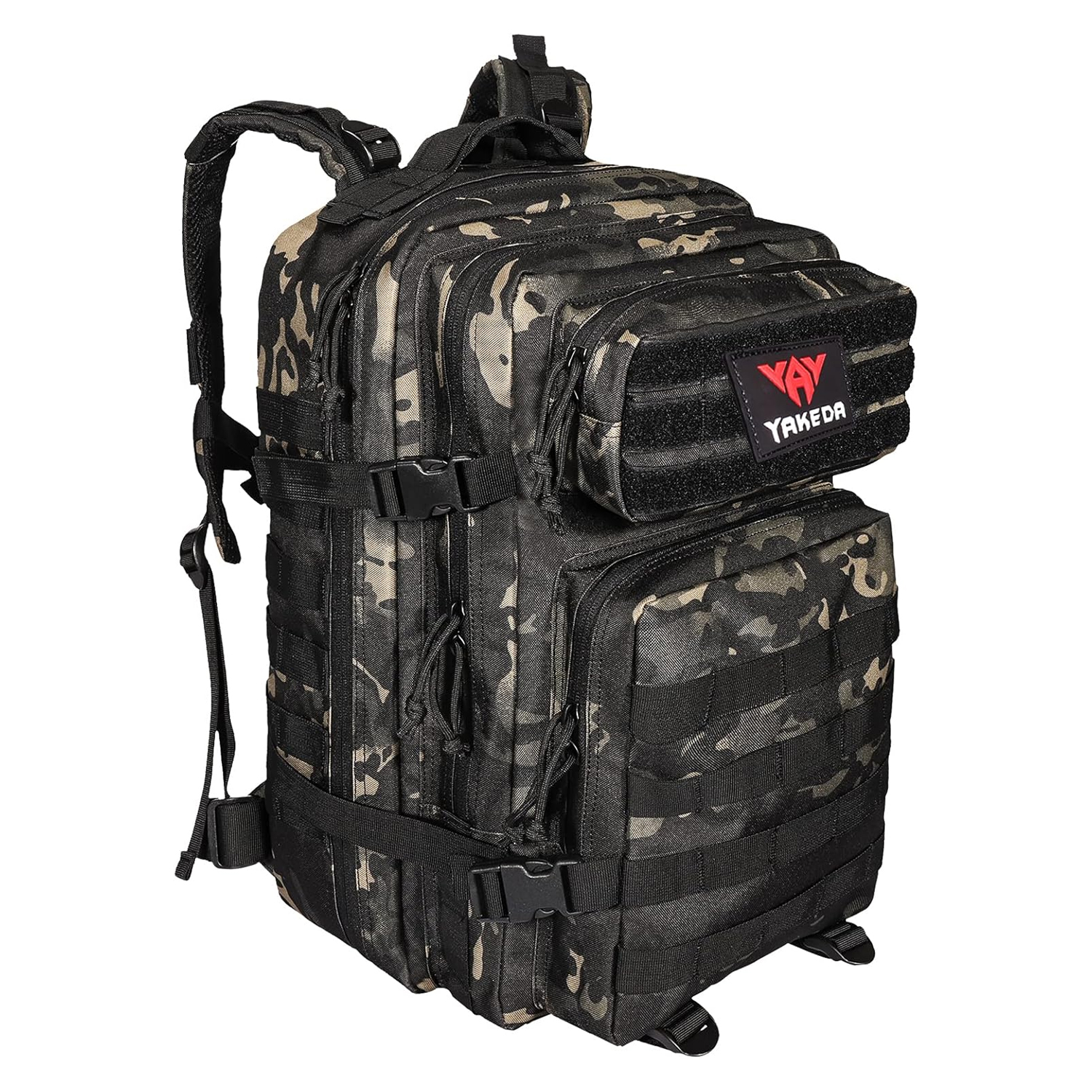 BK-2266 YAKEDA Tactical Backpack, Large 3 Day MOLLE Assault Pack Backpack Bug out Bag Backpack - ForcesArmy