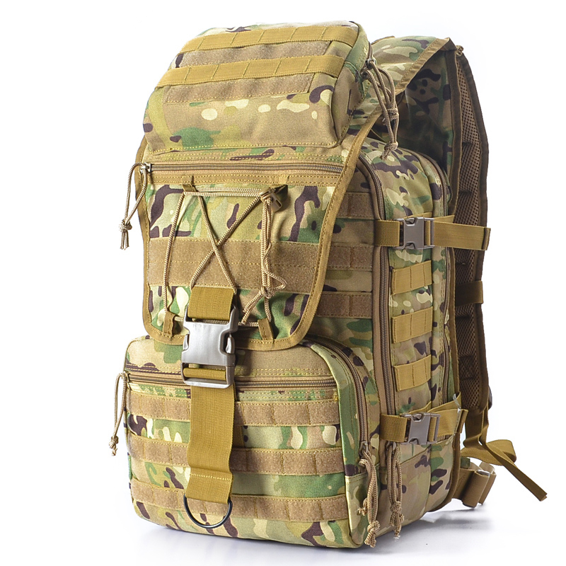 A88050 Outdoor Sports Hiking Camping Bag 45L Large Capacity Waterproof Camouflage Backpack Mountain Bag - ForcesArmy