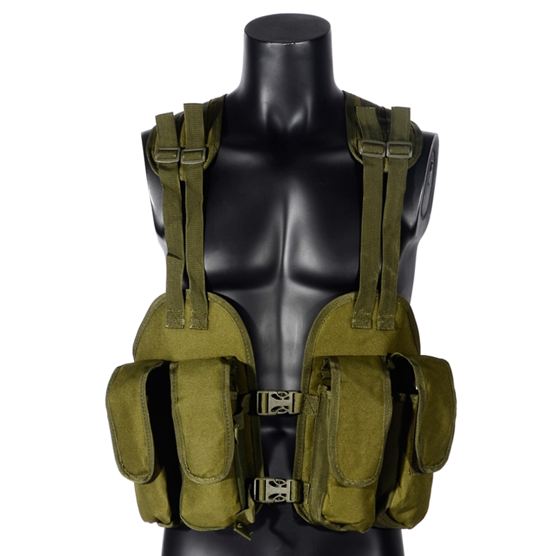 YG-001 Tactical Chest Rig Adjustable Padded Modular Military Vest Magazine Holder Pocket Platform Tactical Vest Waistcoat - ForcesArmy