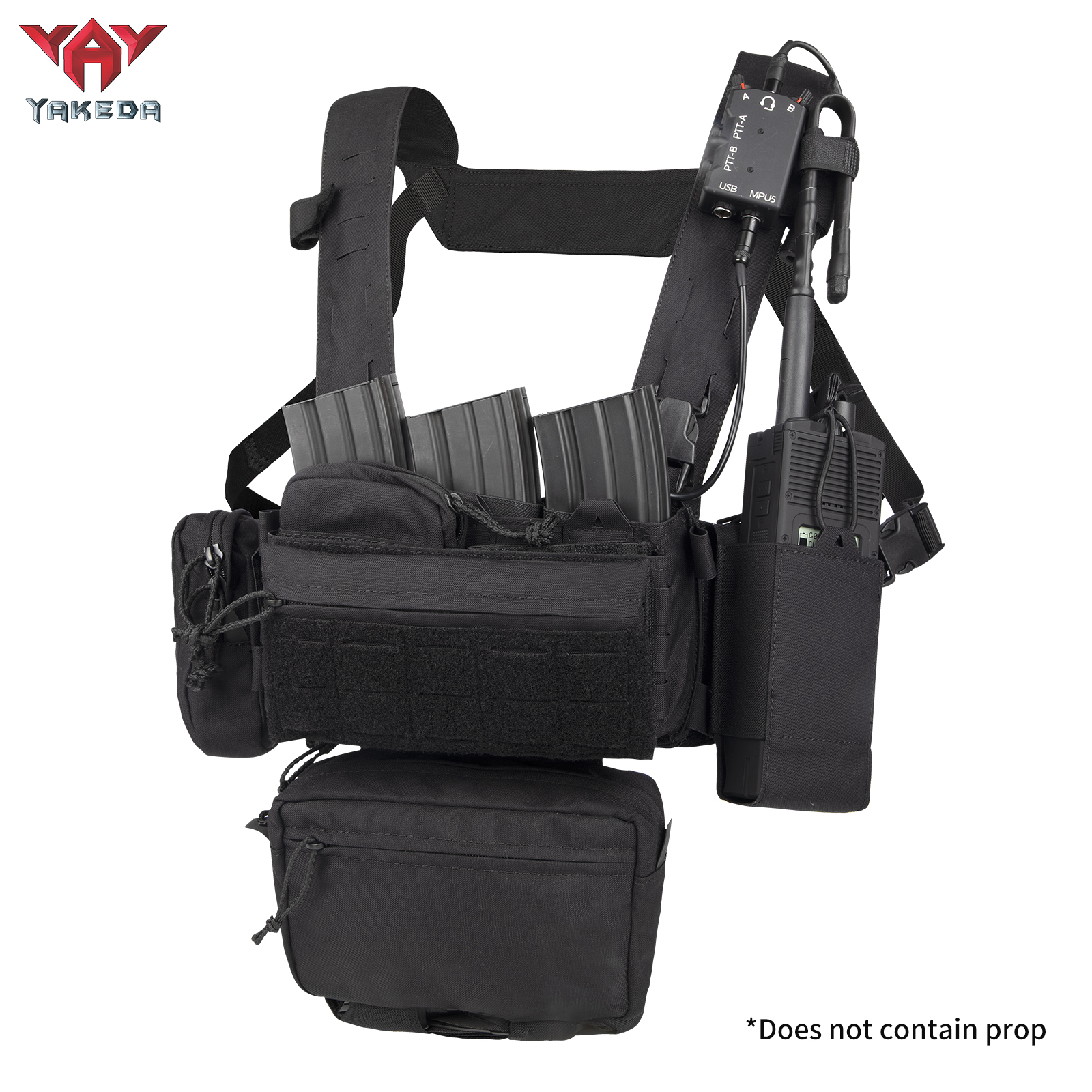 YKD0232 YAKEDA Mk3 Chest Mount Outdoor Sports Lightweight Load Vest Set - ForcesArmy