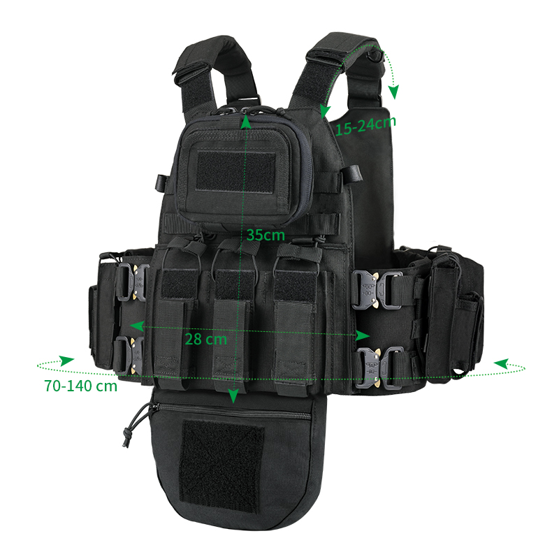 VT-8280-1 YAKEDA TACTICAL VEST 1000D Polyester Shooting Training - ForcesArmy