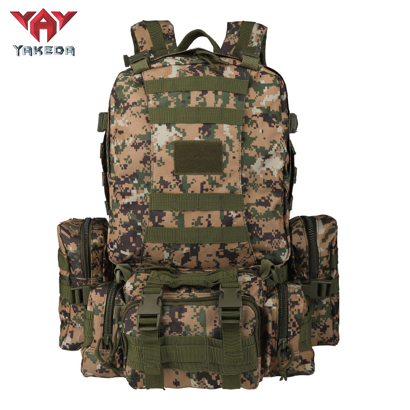 BK-2437 YAKEDA Tactical Backpack Military Fan CS Training Bag - ForcesArmy
