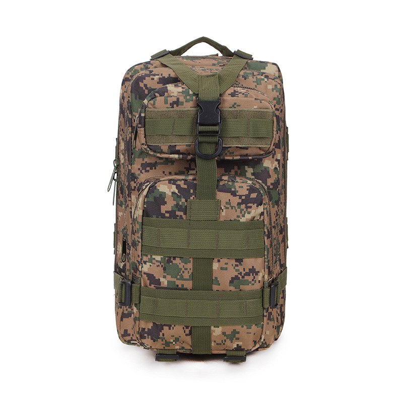 BK-5043 YAKEDA Hiking Camping Camouflage 25L Waterproof Army Tactical Backpack Outdoor Military Rucksack Hiking Trekking - ForcesArmy