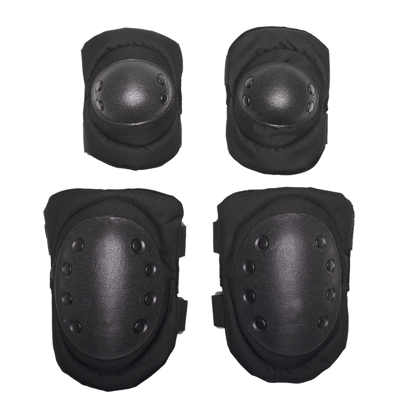 PD-6222 Adult Outdoor Tactical Knee and Elbow Protectors Four Piece CS Mountaineering Riding Sports Protectors - ForcesArmy