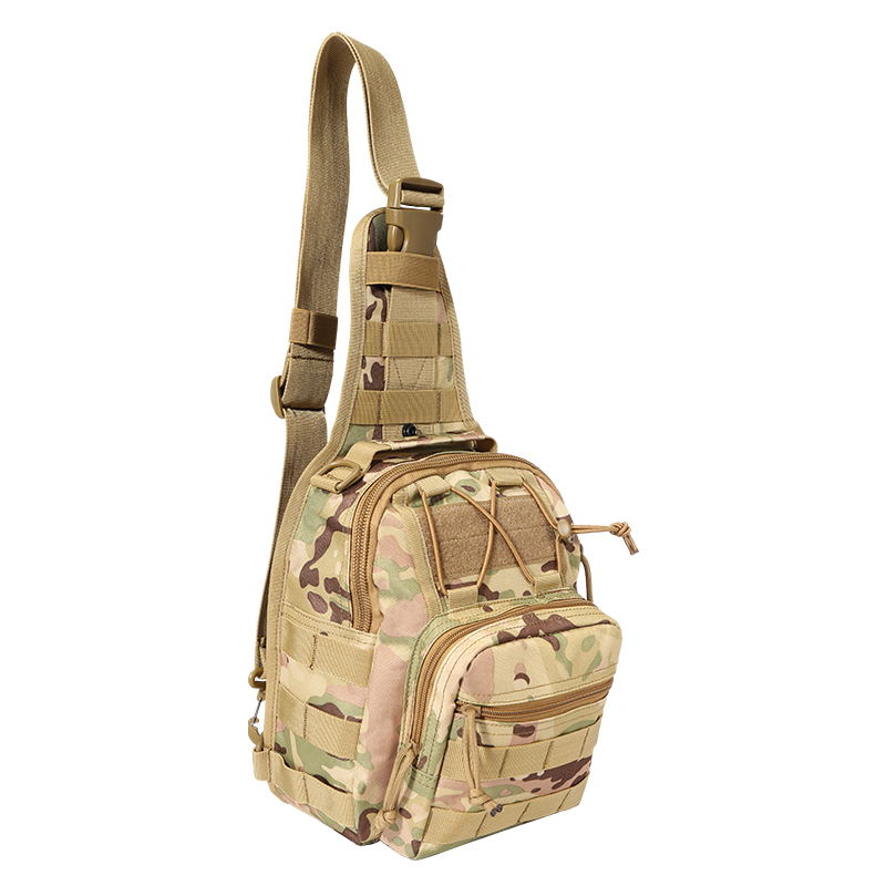 A88060-1 Yakeda Small outdoor waterproof EDC laser cut pistol concealed tactical crossbody shoulder pack chest sling bag - ForcesArmy