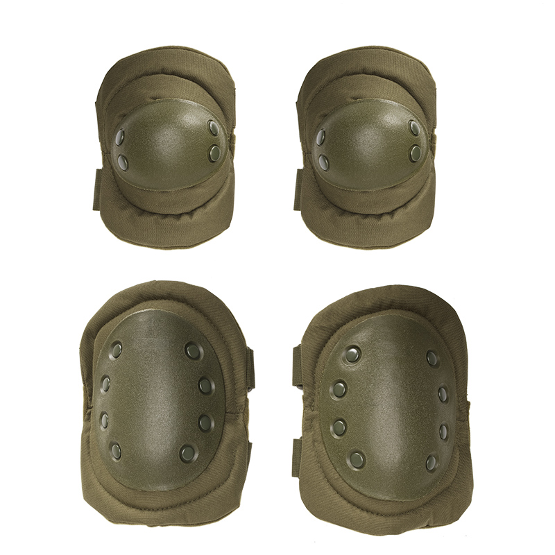 PD-6222 Adult Outdoor Tactical Knee and Elbow Protectors Four Piece CS Mountaineering Riding Sports Protectors - ForcesArmy