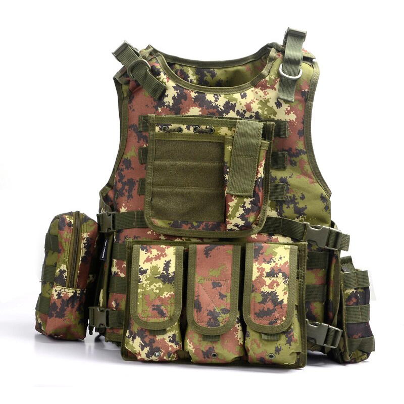 VT-322 YAKEDA Military Tactical Vest Camouflage Body Armor Sports Wear Hunting Vest Army Molle police bulletproof Vest - ForcesArmy