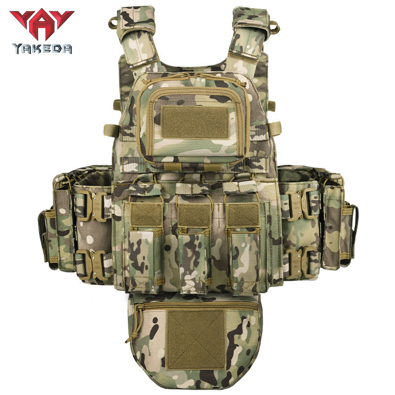 VT-8280-1 YAKEDA TACTICAL VEST 1000D Polyester Shooting Training - ForcesArmy
