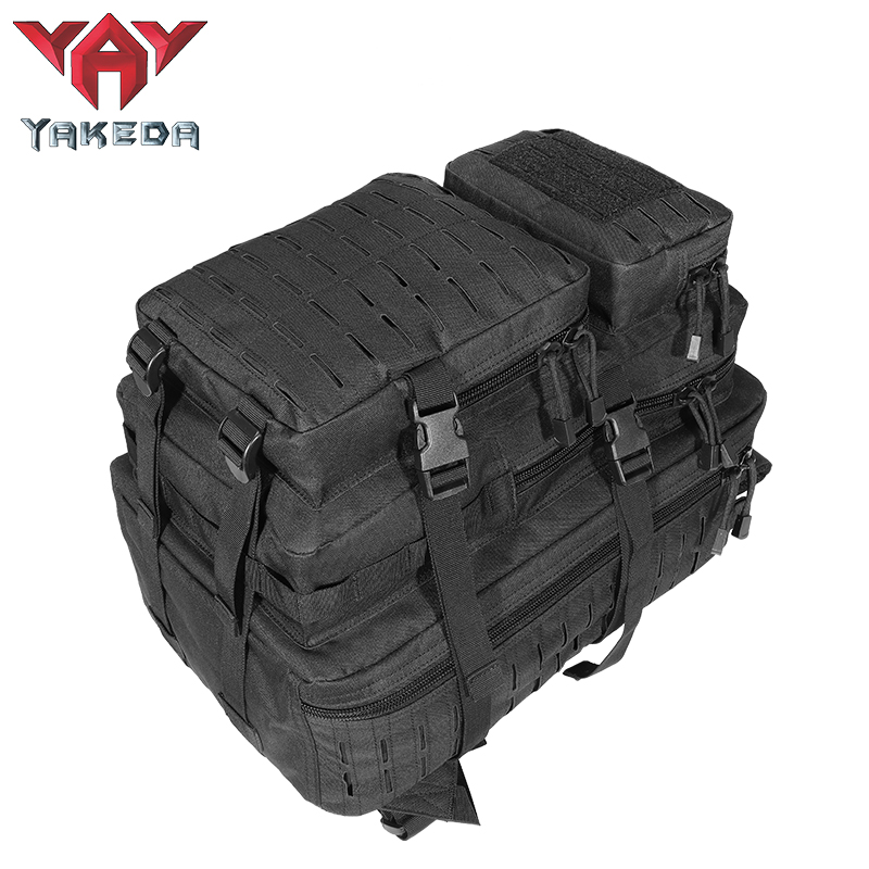GB-0065 Mountaineering Military Tactical Backpack Men's Hiking Sports Backpack Camouflage System 3P Outdoor Bag 45L - ForcesArmy