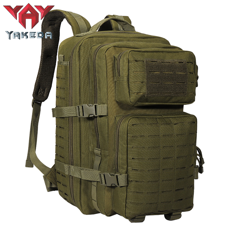 GB-0065 Mountaineering Military Tactical Backpack Men's Hiking Sports Backpack Camouflage System 3P Outdoor Bag 45L - ForcesArmy