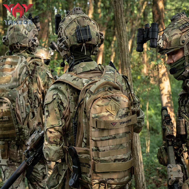 KF-087 Tactical Backpack 1000D Military  Army Bag Outdoor Waterproof 40L Bagpack Waterproof Travel Hiking Mochila Molle Bags - ForcesArmy