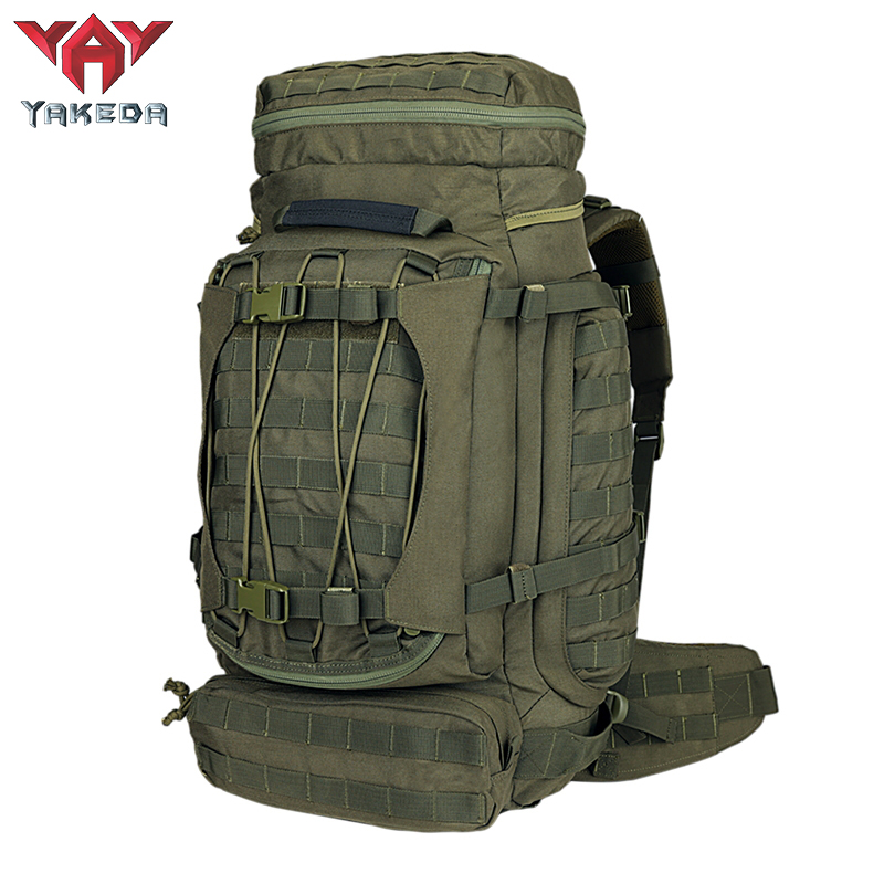 19780 YAKEDA Tactical Backpack Military Rucksack Traveling Hiking Outdoor 90L - ForcesArmy