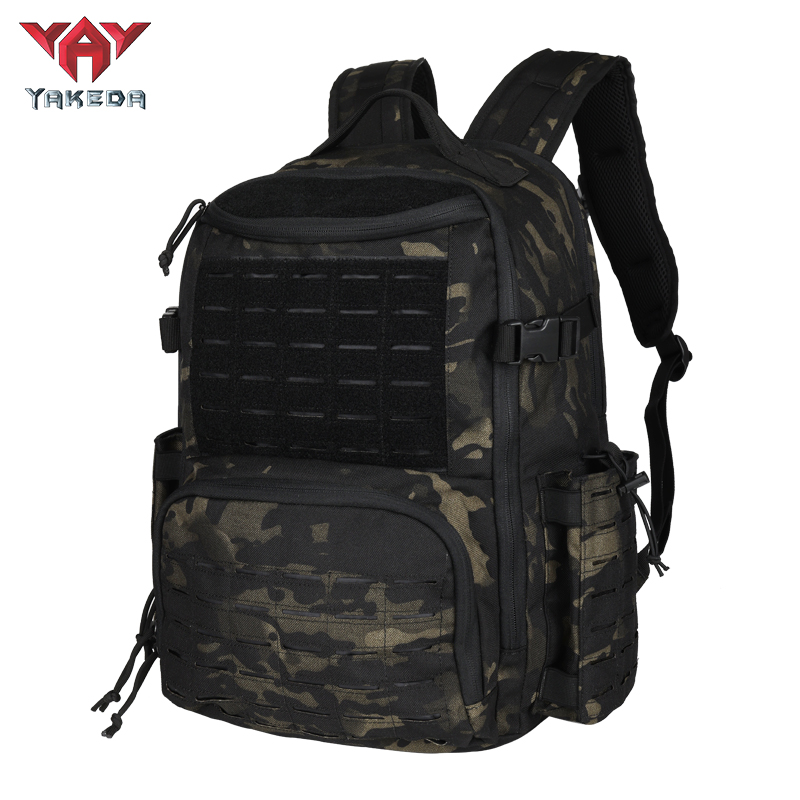BK-2357 Tactical Backpack Hiking Bag Outdoor Sports Shoulder Bag Wear-Resistant Polyester Travel Hiking Large Capacity Backpacks - ForcesArmy