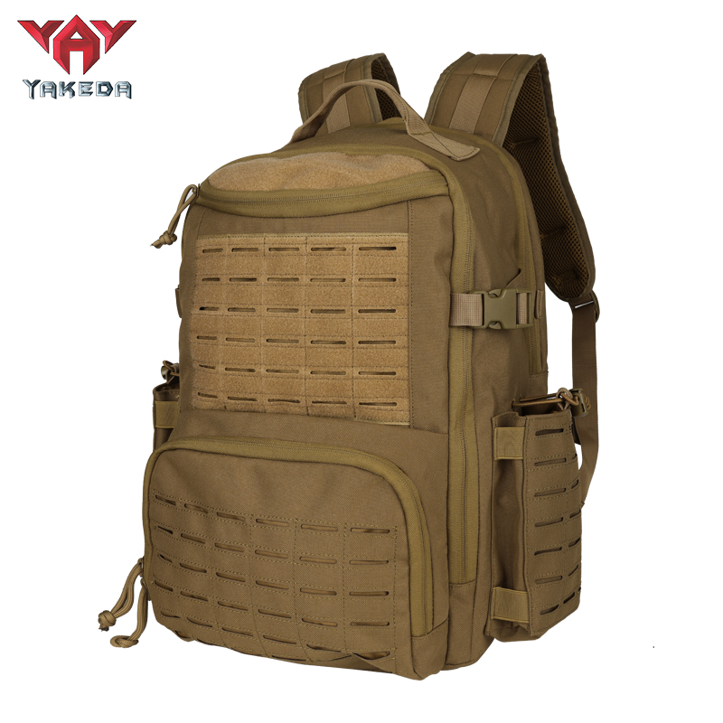 BK-2357 Tactical Backpack Hiking Bag Outdoor Sports Shoulder Bag Wear-Resistant Polyester Travel Hiking Large Capacity Backpacks - ForcesArmy