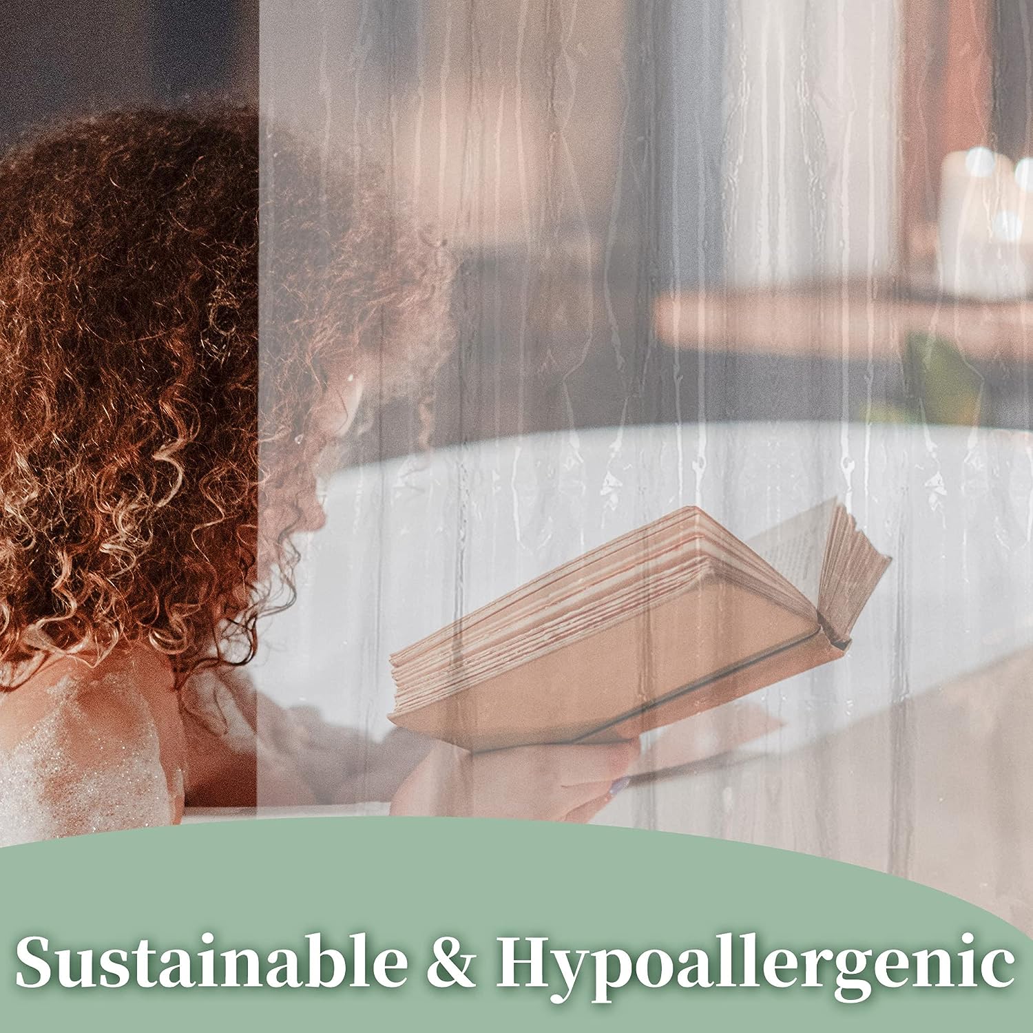 Plastic Shower Liner Clear Shower Curtain Liner , Shower Curtains for Bathroom - ForcesArmy