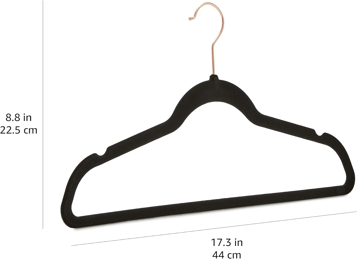 Basics Slim, Velvet, Non-Slip Suit Clothes Hangers - ForcesArmy