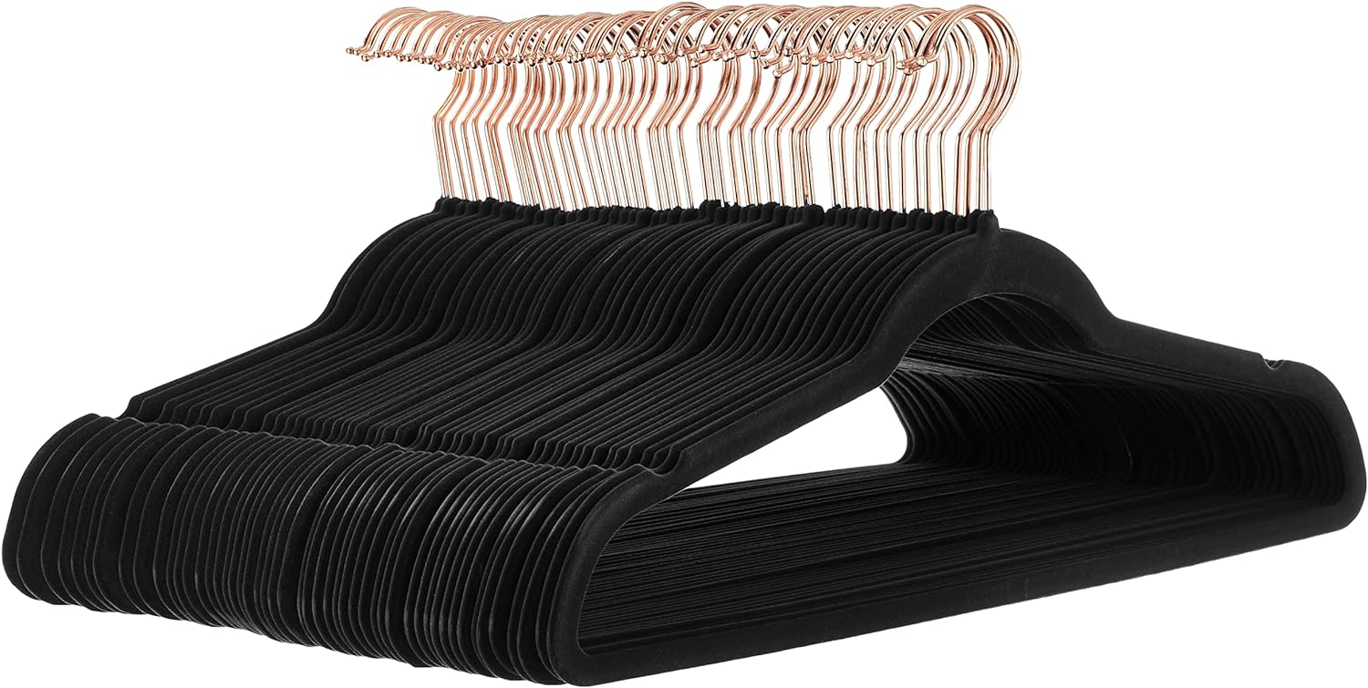 Basics Slim, Velvet, Non-Slip Suit Clothes Hangers - ForcesArmy