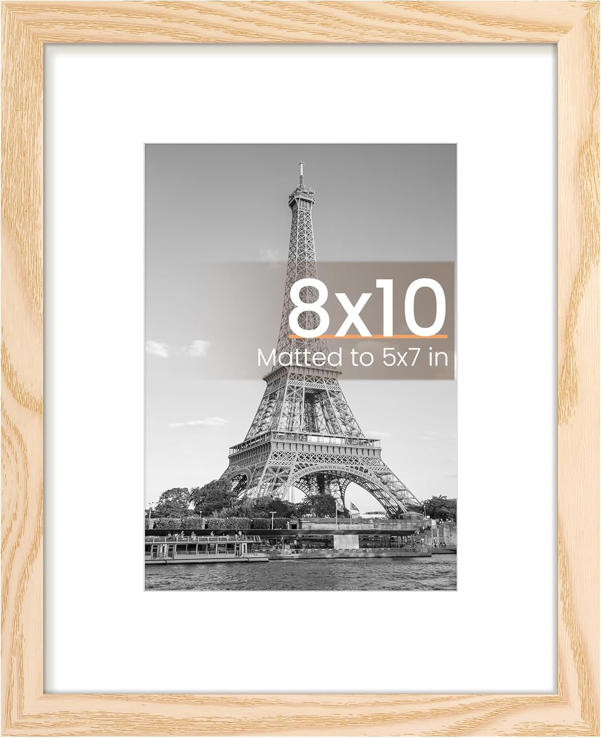 Picture Frame, Display Pictures 6x8 with Mat or 8.5x11 Wall Hanging Photo Certificate Frame - ForcesArmy