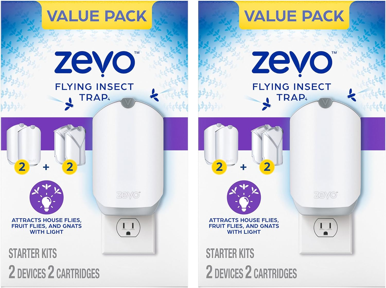 Flying Insect Trap for Indoors: Light Trap Captures Fruit Flies, Gnats and Houseflies - ForcesArmy