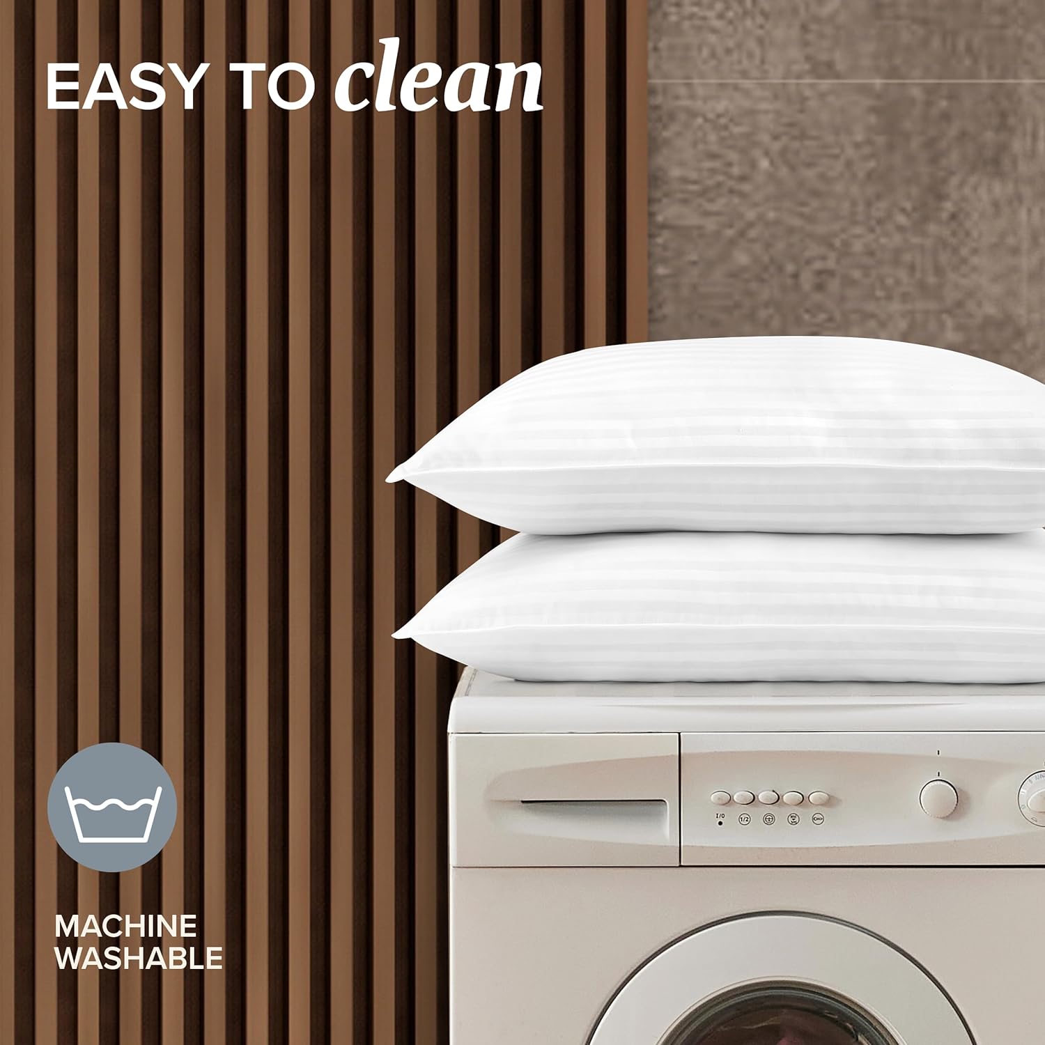 Hotel Collection Bed Pillows King and Queen Size Set of 2,Down Alternative Bedding Gel Cooling Big Pillow - ForcesArmy