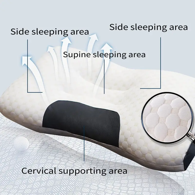 Cotton Neck Pillow Soft, Adjustable Ergonomic Orthopedic Contour Support High Quality - ForcesArmy