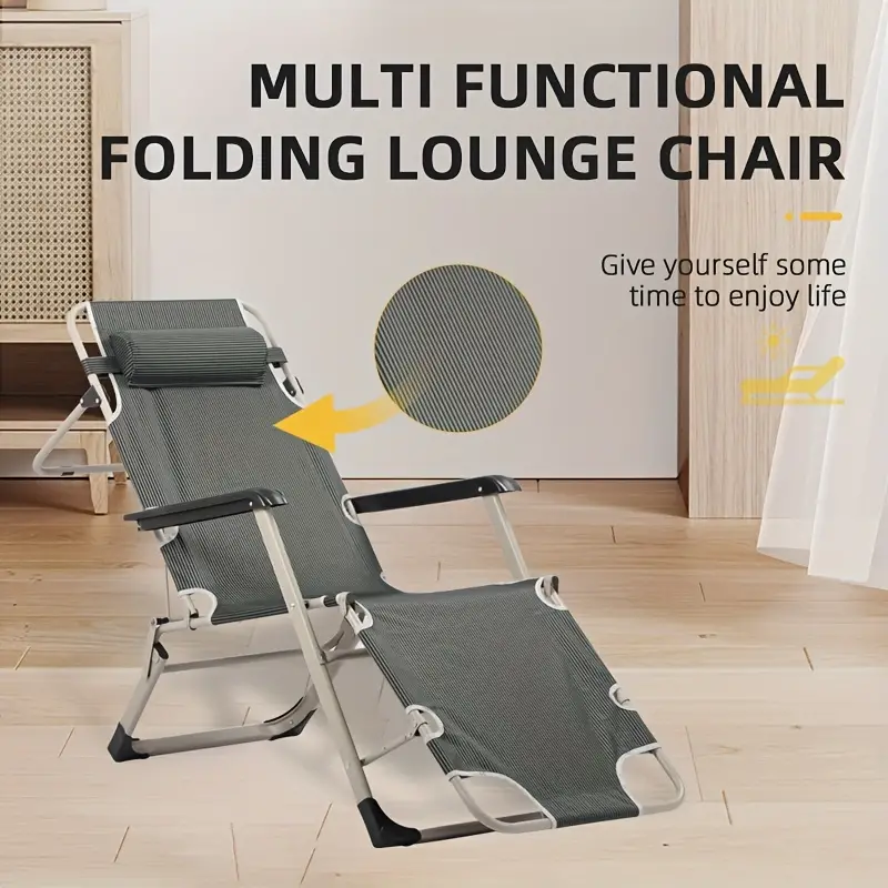 Large Folding Chair That Can Be Adjusted To Lie Flat At 180 Degrees - ForcesArmy