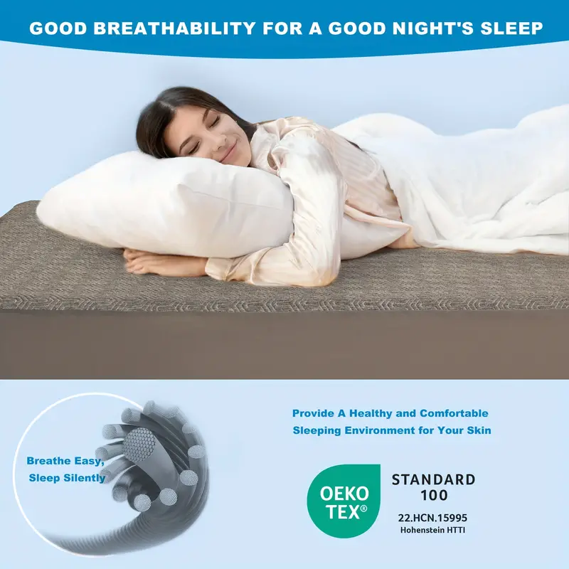 100% Waterproof Mattress Protector – Breathable Bamboo Charcoal Fiber, Noiseless, Odor-Free, Deep Pocket - ForcesArmy