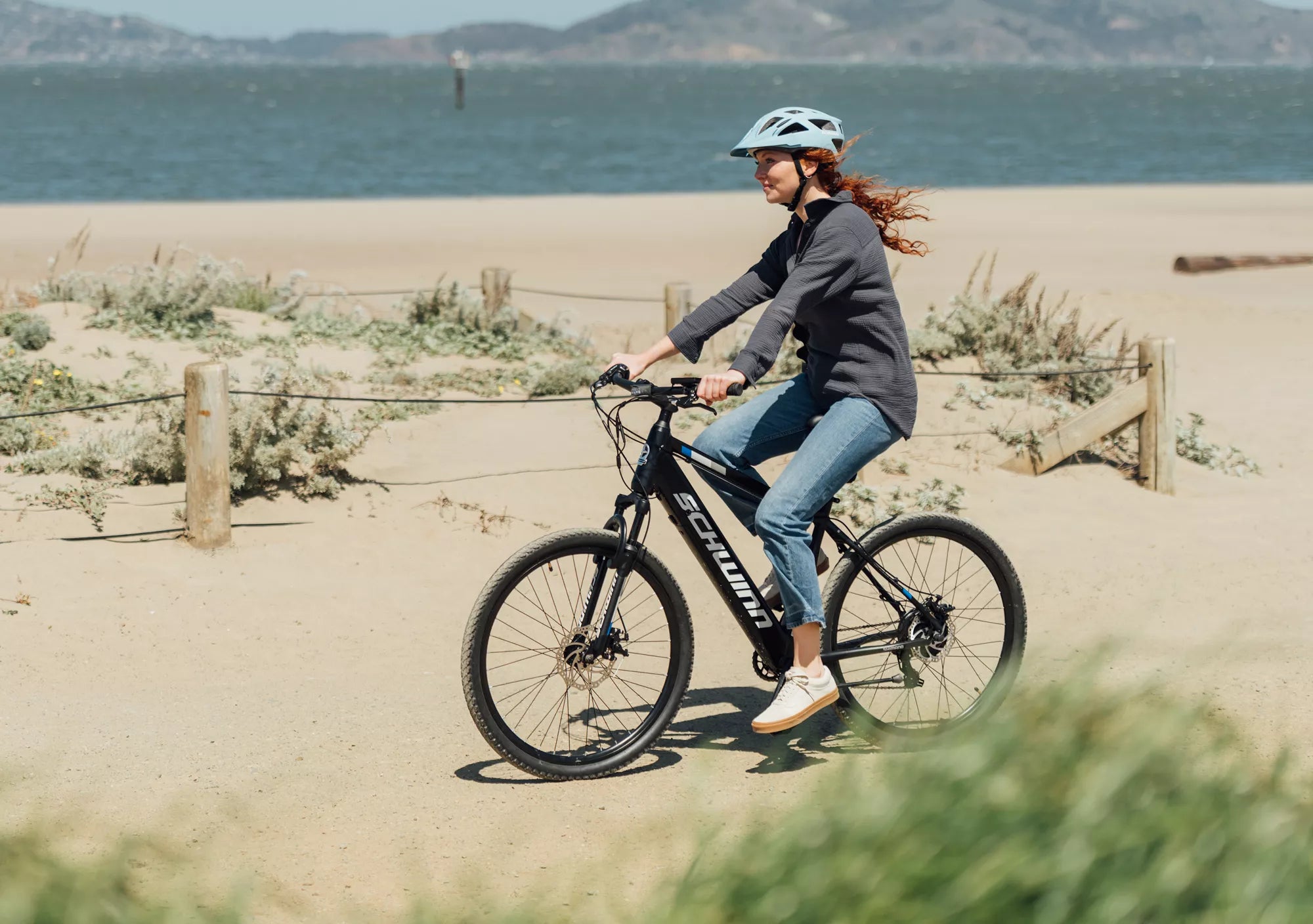 schwinn women's amalgam electric bike