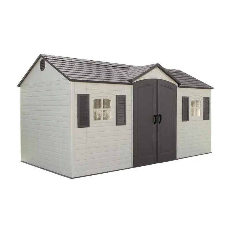 Side Entry 15 ft. W x 8 ft. D Plastic Storage Shed LIDL
