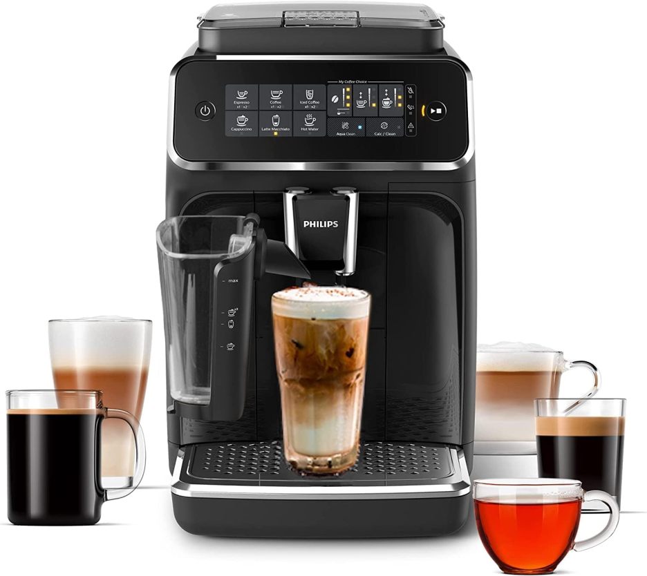 Philips 3200 LatteGo Automatic Espresso Machine - Makes Iced Coffee Too | Refurbished