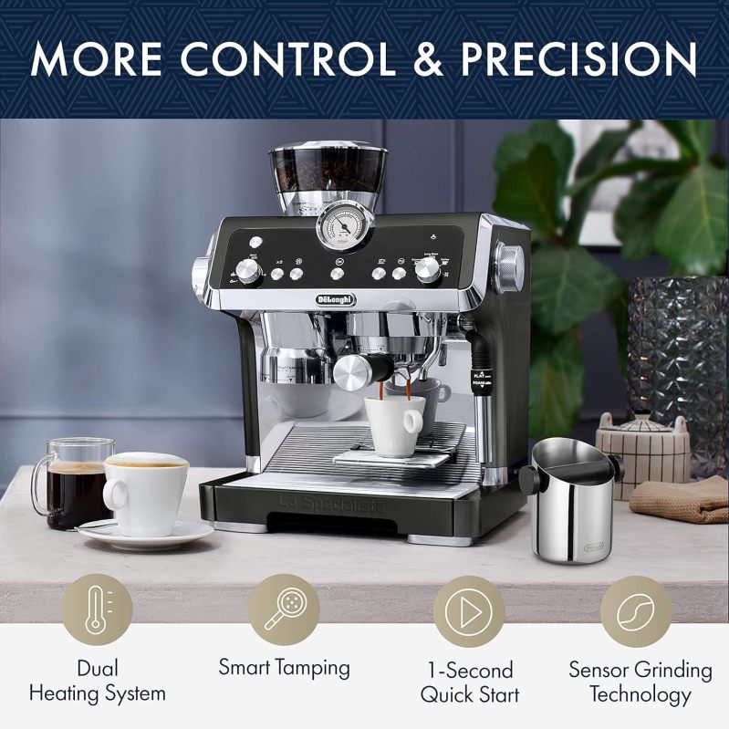 De'Longhi La Specialista Espresso Machine with Sensor Grinder, Dual